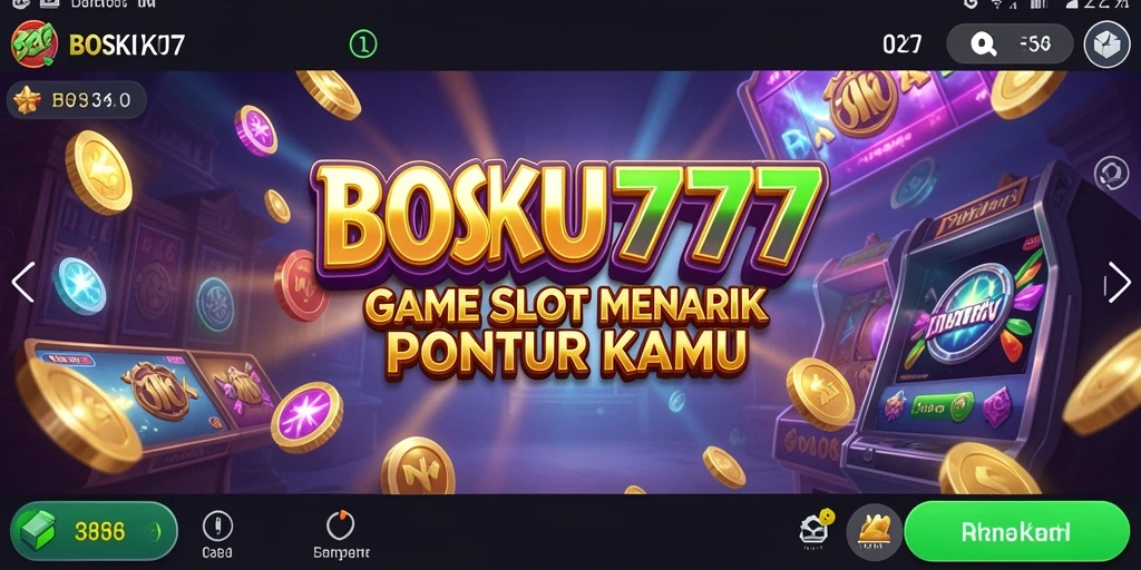 Screenshot gameplay BOSKU777 menampilkan keseruan permainan Slot.
