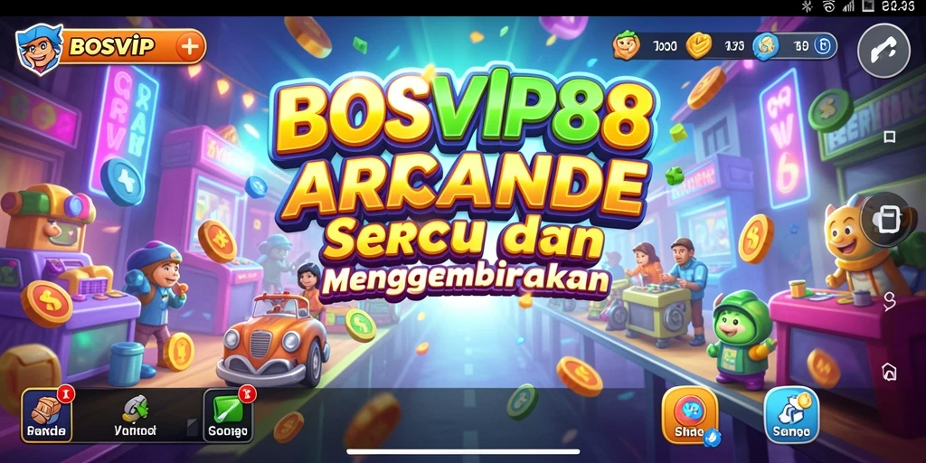 Tampilan gameplay <strong>BOSVIP88</strong> yang menarik dan penuh warna.