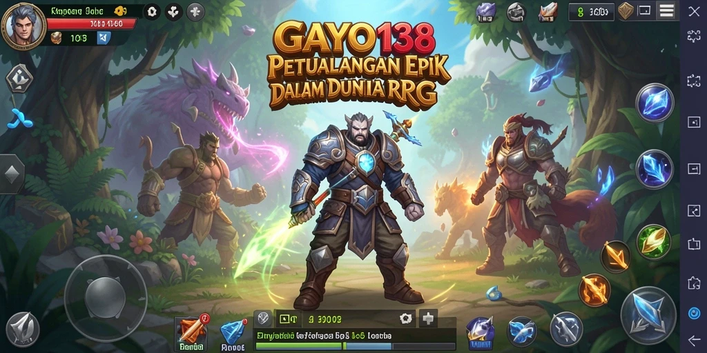 Tampilan gameplay GAYO138 yang menakjubkan dalam dunia RPG.