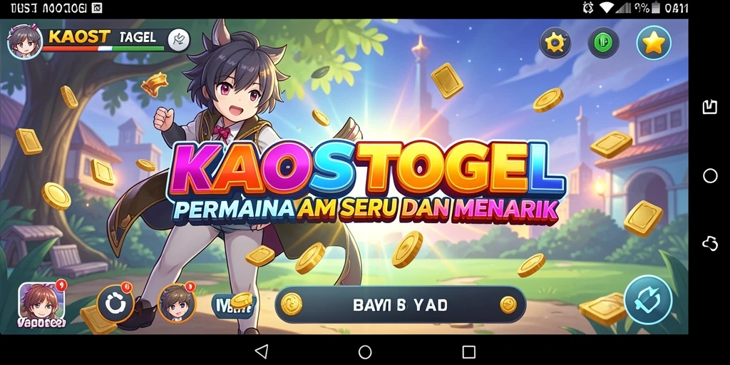 Gameplay menarik KAOSTOGEL dengan karakter Anime yang beragam.