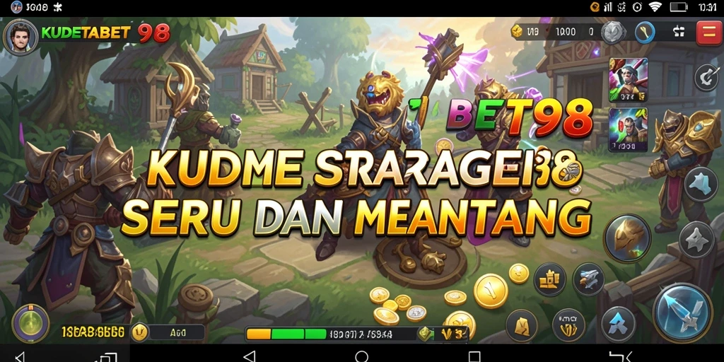 Tangkapan layar gameplay KUDETABET98 yang menunjukkan pertempuran strategi yang mendebarkan.