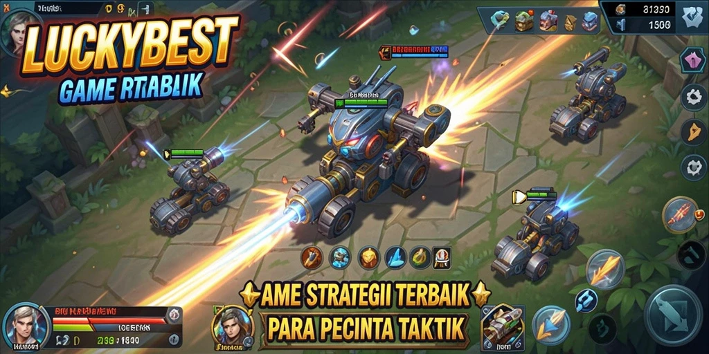 Tampilan gameplay menantang di LUCKYBEST dengan strategi mendalam.
