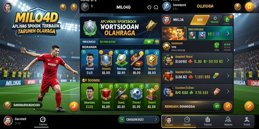 Screenshot utama MILO4D menampilkan antarmuka taruhan yang menarik.