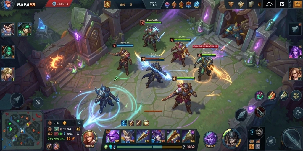 Tampilan menarik gameplay RAFA88 dengan karakter yang dinamis.