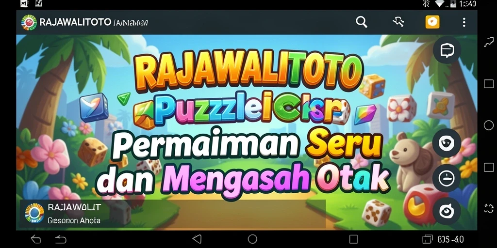 Gameplay seru RAJAWALITOTO yang menantang otak.