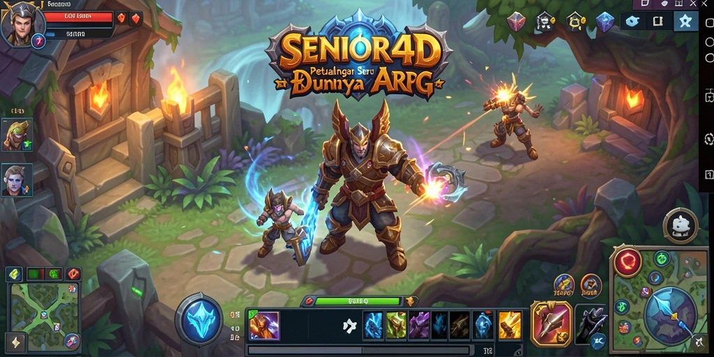 Gameplay menarik dengan karakter dan misi menantang di SENIOR4D.