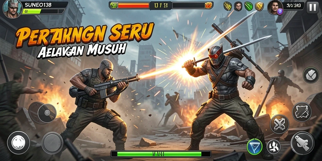 Gameplay SUNEO138 yang mendebarkan dalam pertarungan Fighting.