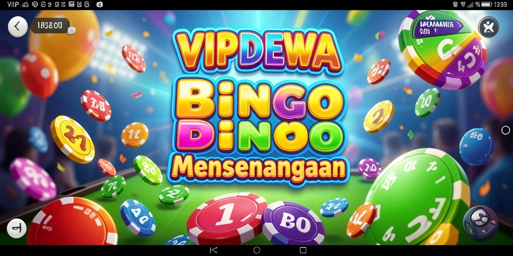 Tampilan gameplay seru saat bermain Bingo di VIPDEWA.