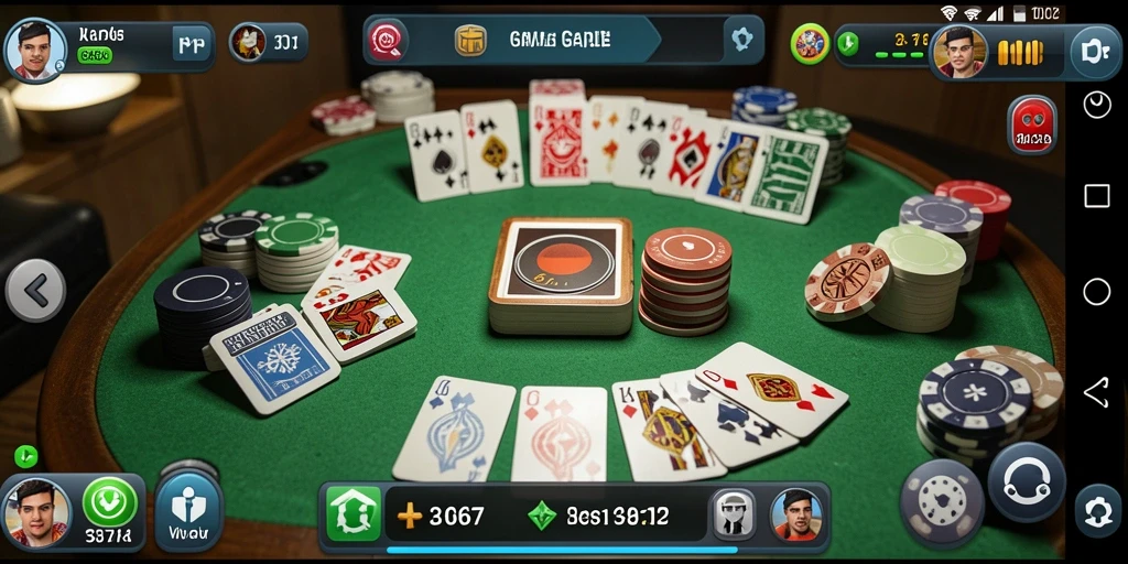 Tampilan gameplay seru dalam game Gaple W67.
